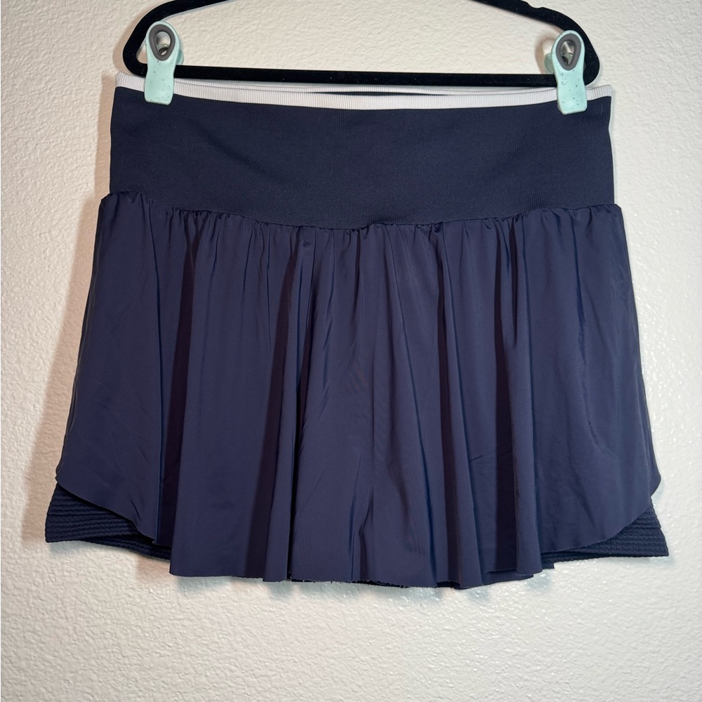 all in motion Navy Pleated Skater Skort